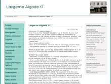 Tablet Screenshot of algade17.dk